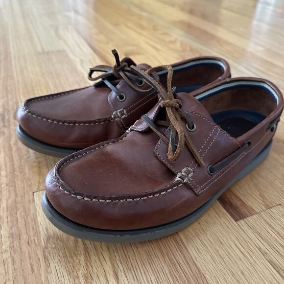 Marks & Spencer Autograph Men\'s Brown Leather Oxford Shoes Size 10.5 Lace Ups BP main image 9